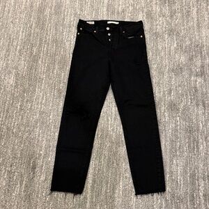 Levis Jeans Wedgie Black Size 26